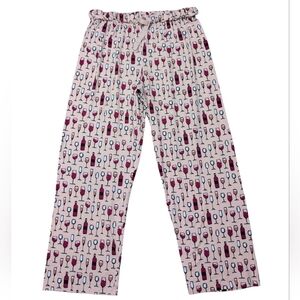 WINE BOTTLE PAJAMA PANTS Super soft loungewear size Women's Medium